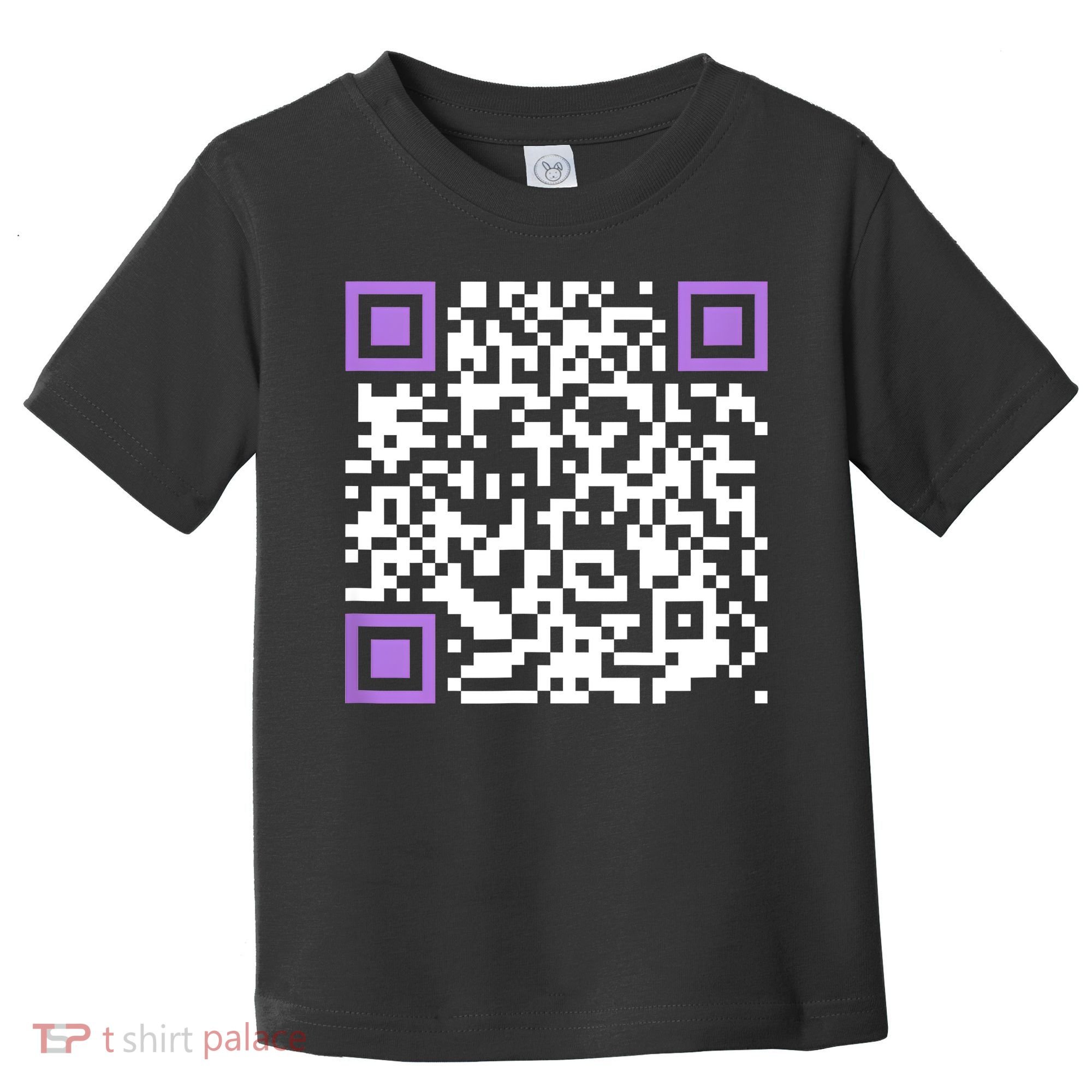 Unique Qrcode With Humorous Hidden Message Toddler T-Shirt
