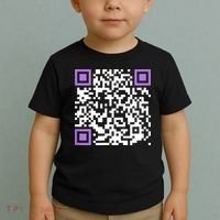 Unique Qrcode With Humorous Hidden Message Toddler T-Shirt thumb 2