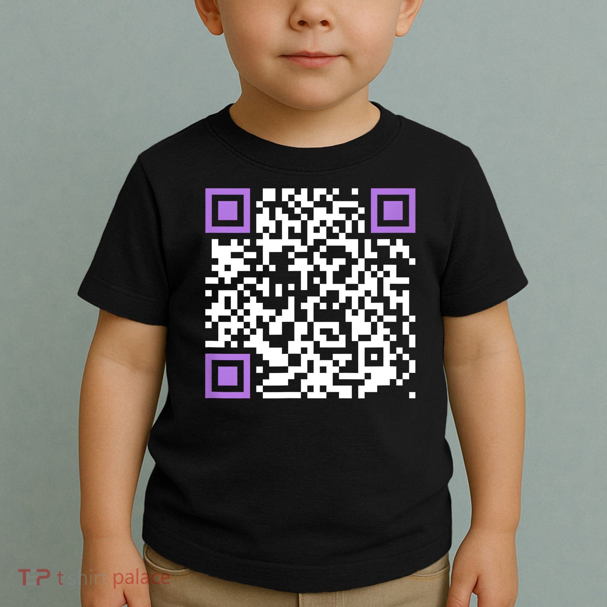 Unique Qrcode With Humorous Hidden Message Toddler T-Shirt