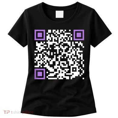 Unique Qrcode With Humorous Hidden Message Women's T-Shirt