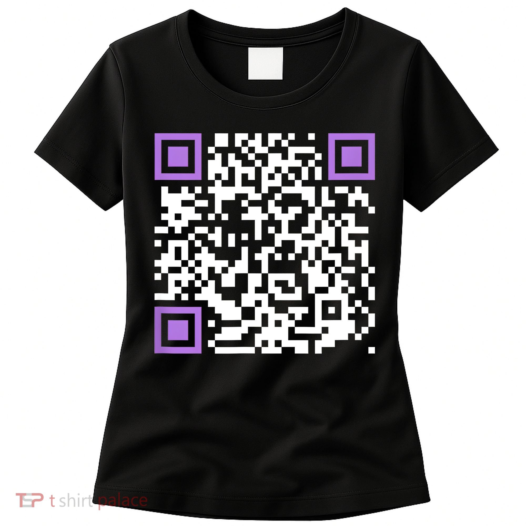 Unique Qrcode With Humorous Hidden Message Women's T-Shirt