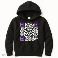 Unique Qrcode With Humorous Hidden Message Kids Hoodie thumb 0