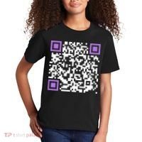 Unique Qrcode With Humorous Hidden Message Kids T-Shirt thumb 2