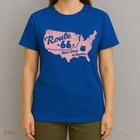 USA Route 66 Main Street Of America  T-Shirt thumb 4