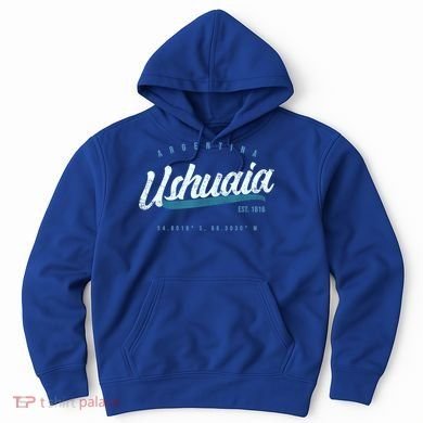 Ushuaia Retro Argentina Meaningful Gift Hoodie