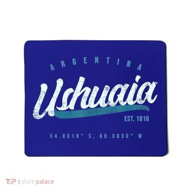 Ushuaia Retro Argentina Meaningful Gift Mousepad