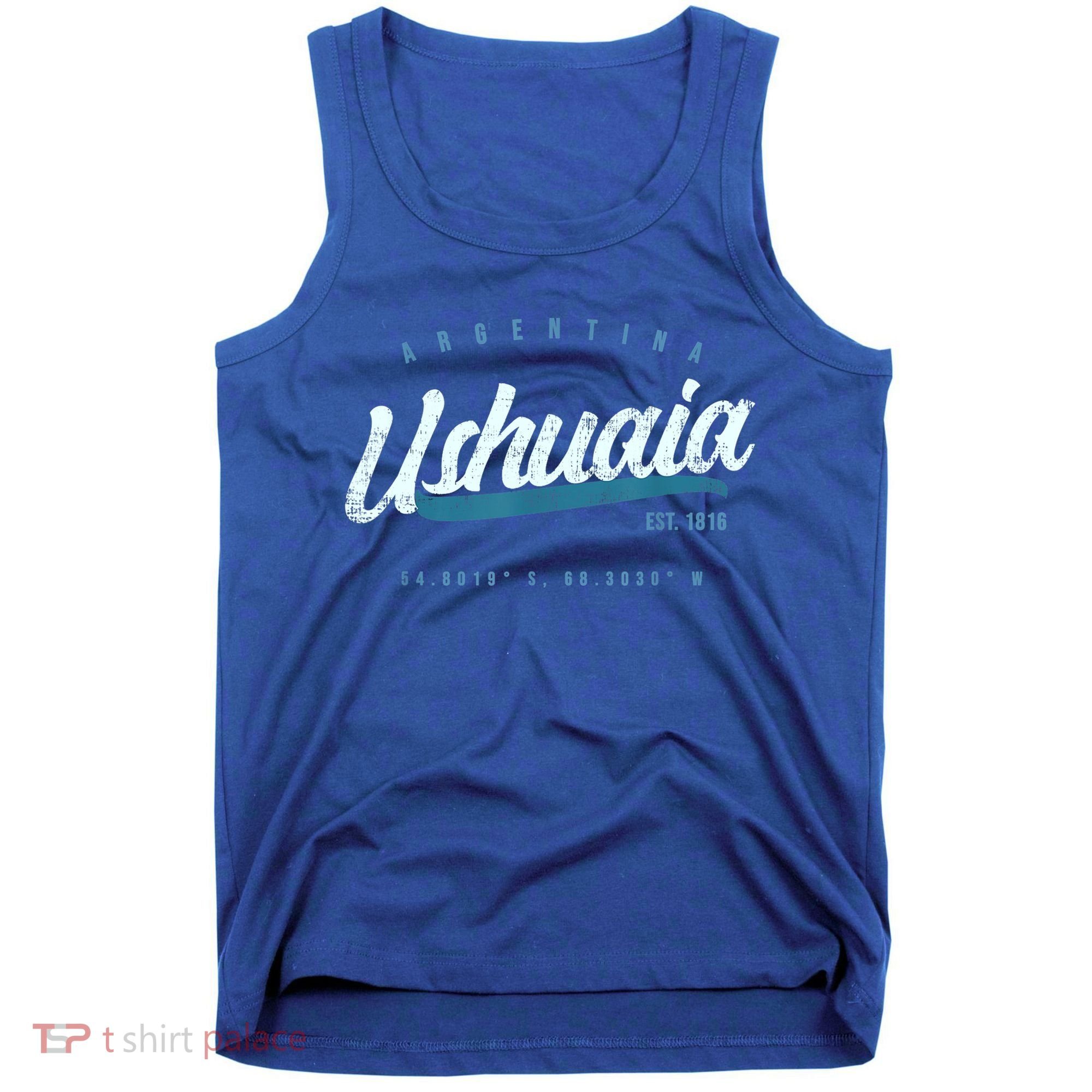 Ushuaia Retro Argentina Meaningful Gift Tank Top