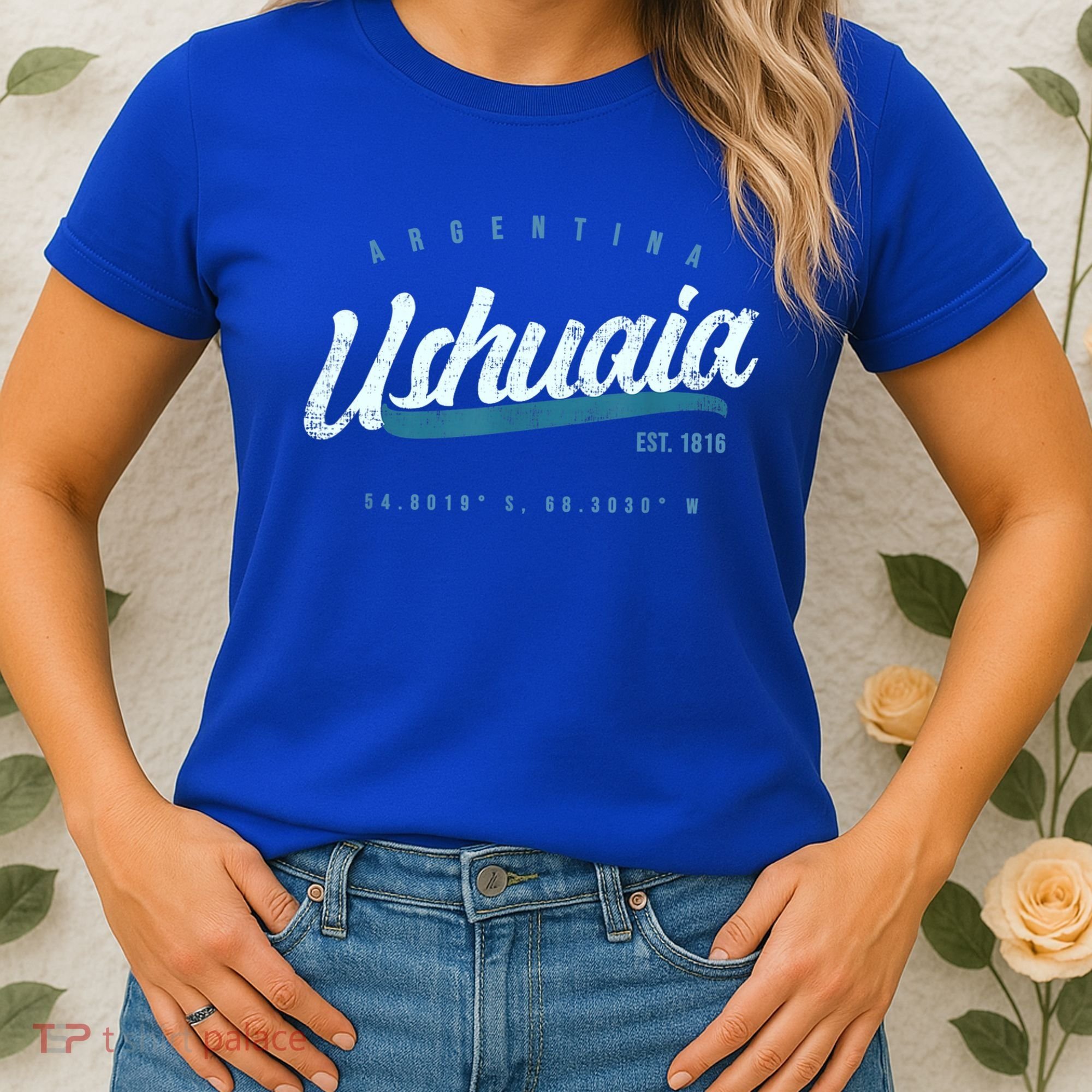 Ushuaia Retro Argentina Meaningful Gift Women's T-Shirt