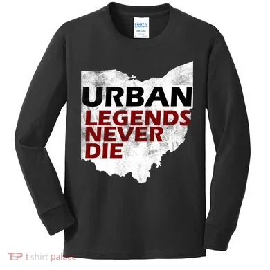 Urban Legends Never Die Kids Long Sleeve Shirt