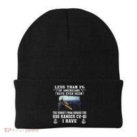 Uss Ranger Cv 61 Aircraft Carrier Black Beanie thumb 0