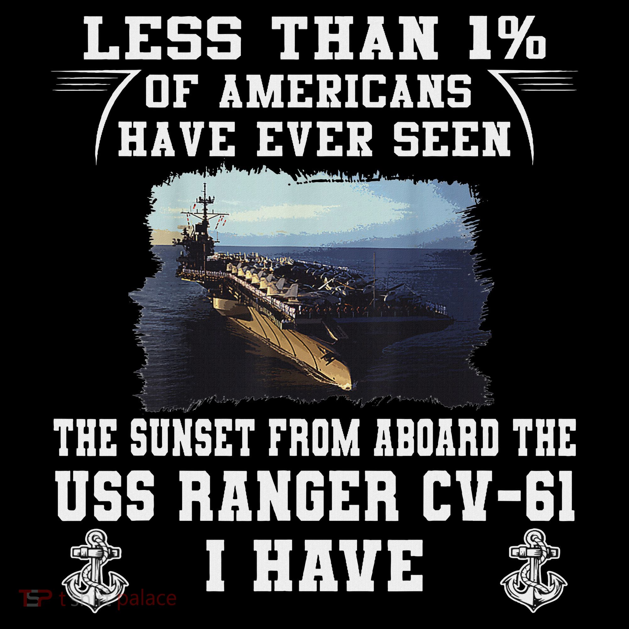 Uss Ranger Cv 61 Aircraft Carrier Black Women's Hoodie