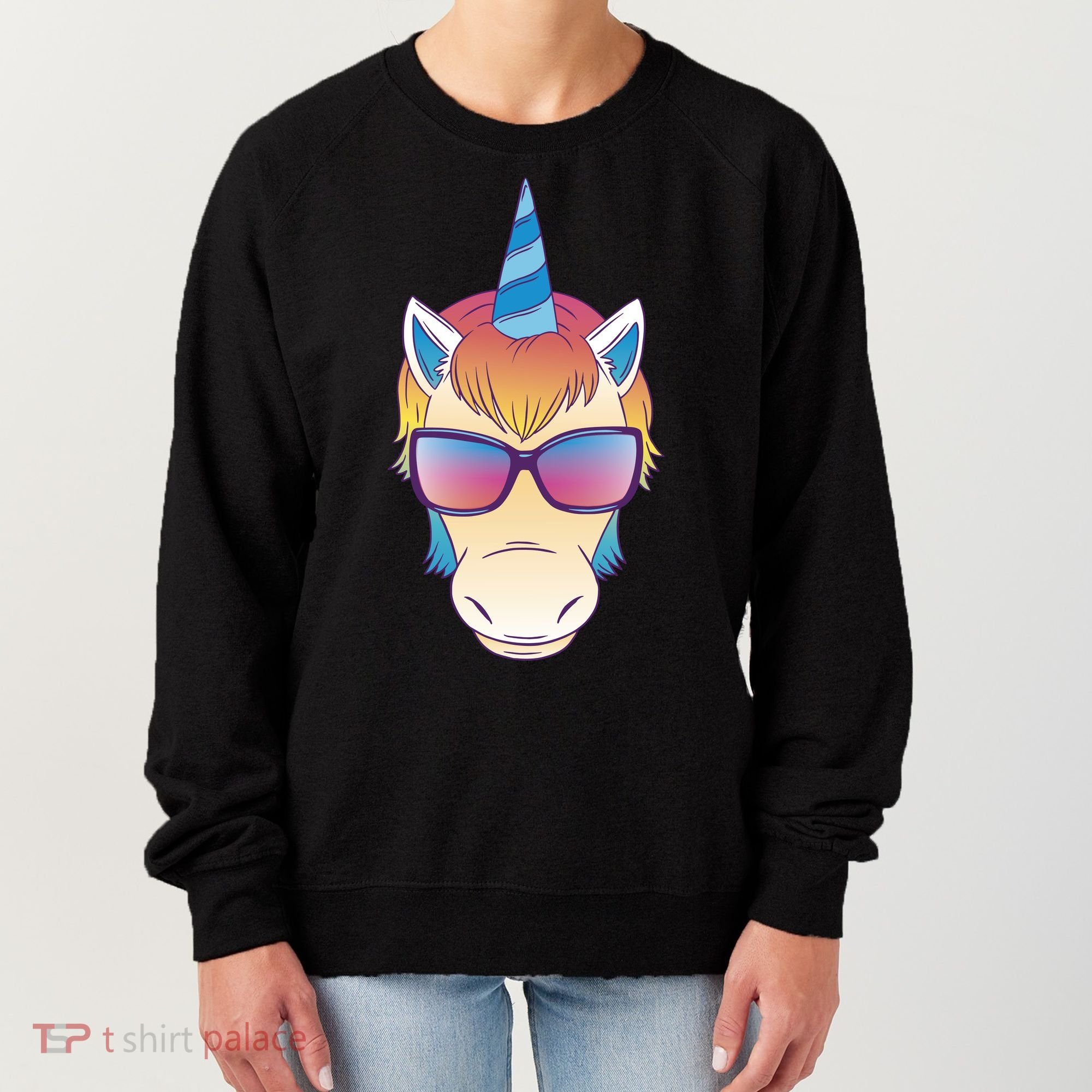 Unicorn Rainbow Cartoon Women's Sweatshirt
