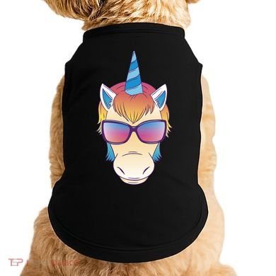 Unicorn Rainbow Cartoon Doggie Tank