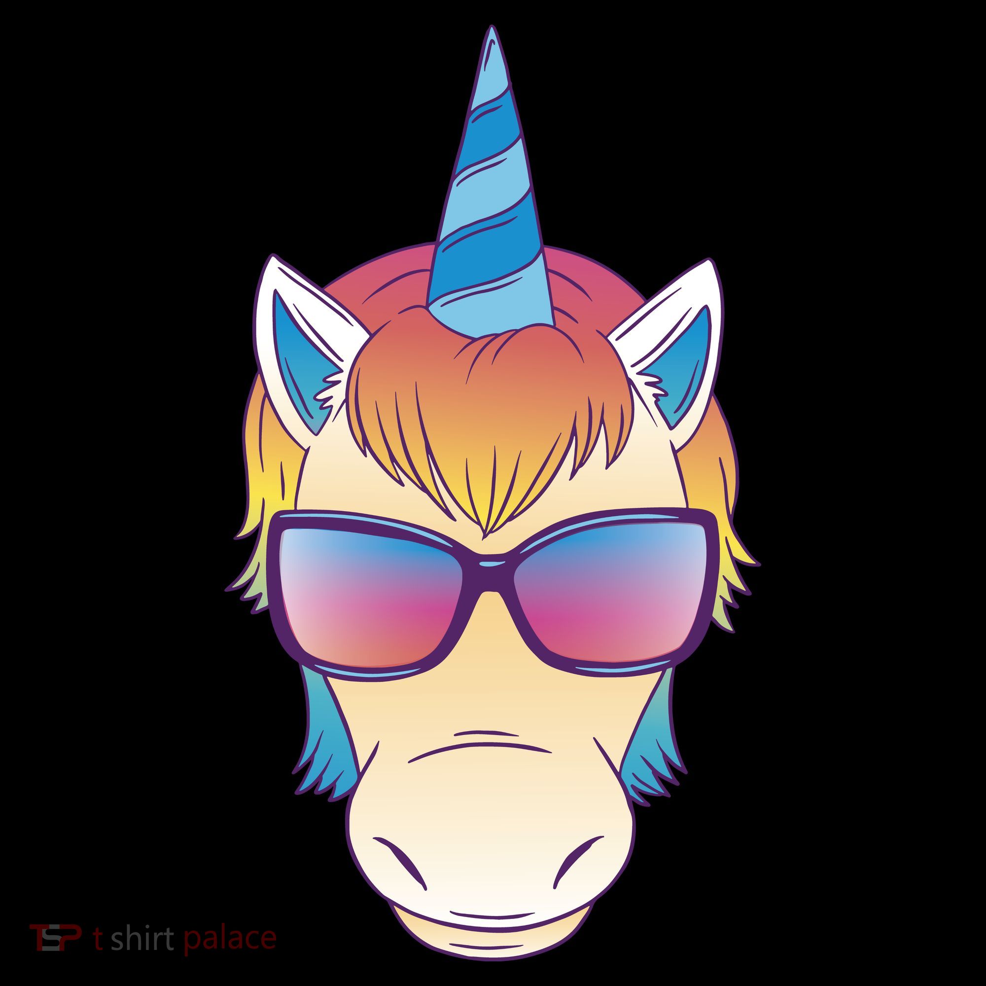 Unicorn Rainbow Cartoon Women's Hoodie