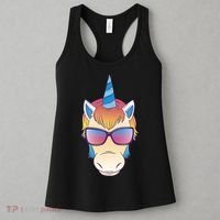 Unicorn Rainbow Cartoon Women's Tank Top thumb 3