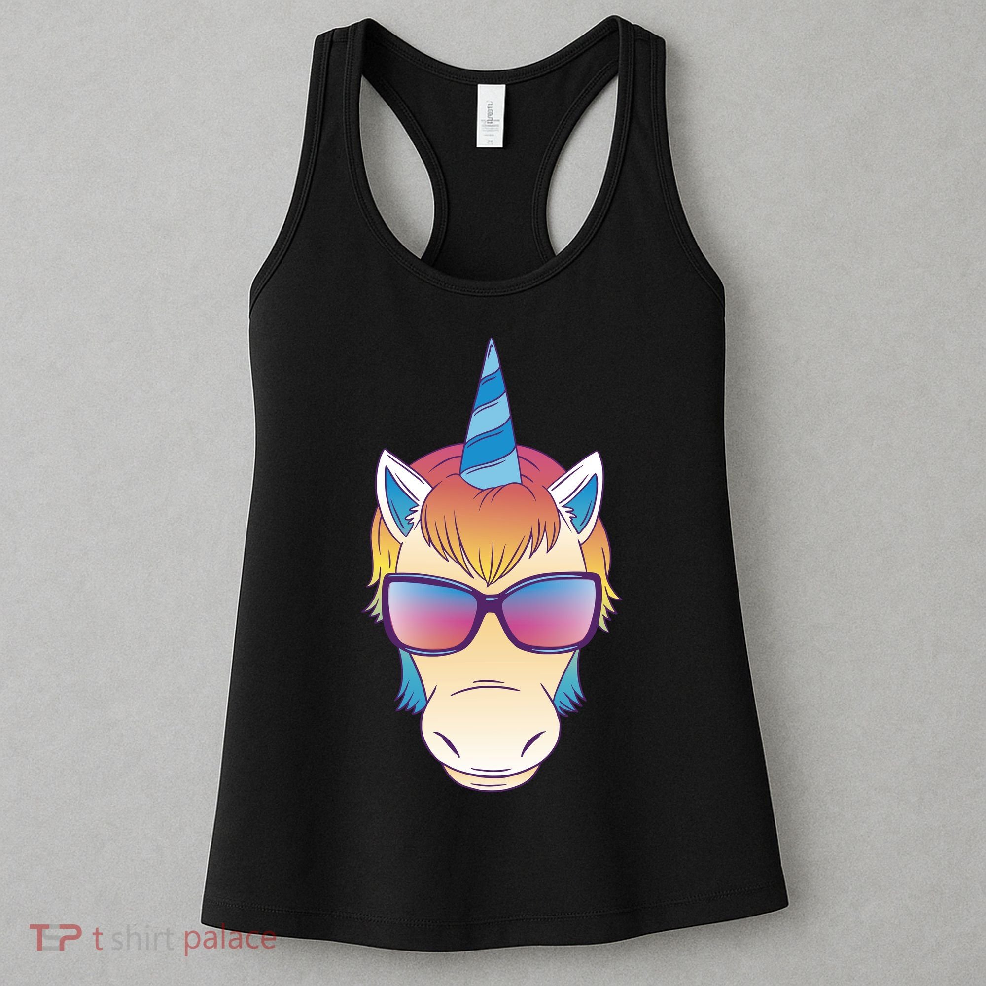 Unicorn Rainbow Cartoon Women's Tank Top