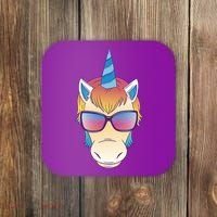 Unicorn Rainbow Cartoon Coaster thumb 0