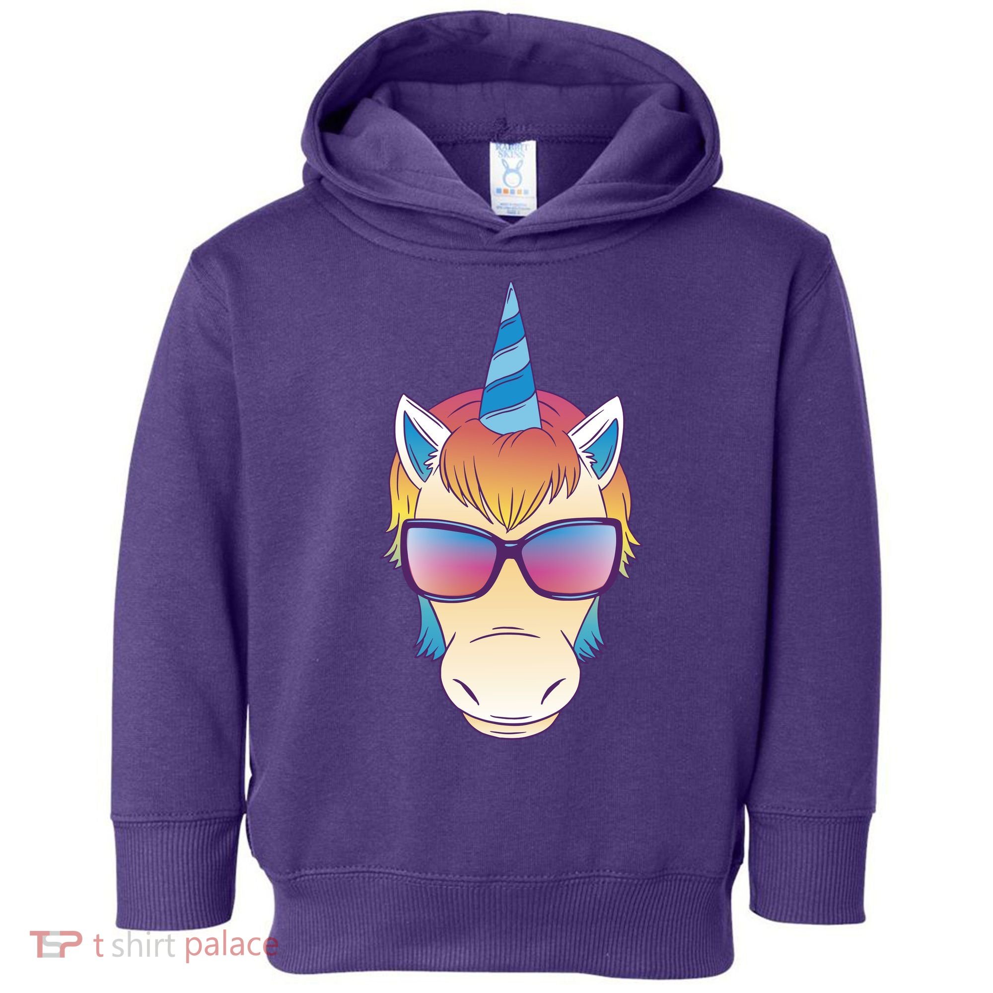 Unicorn Rainbow Cartoon Toddler Hoodie