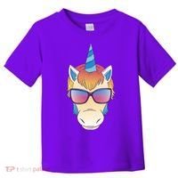 Unicorn Rainbow Cartoon Toddler T-Shirt thumb 0