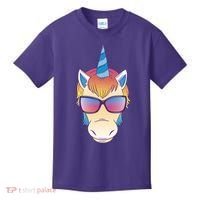 Unicorn Rainbow Cartoon Kids T-Shirt thumb 0