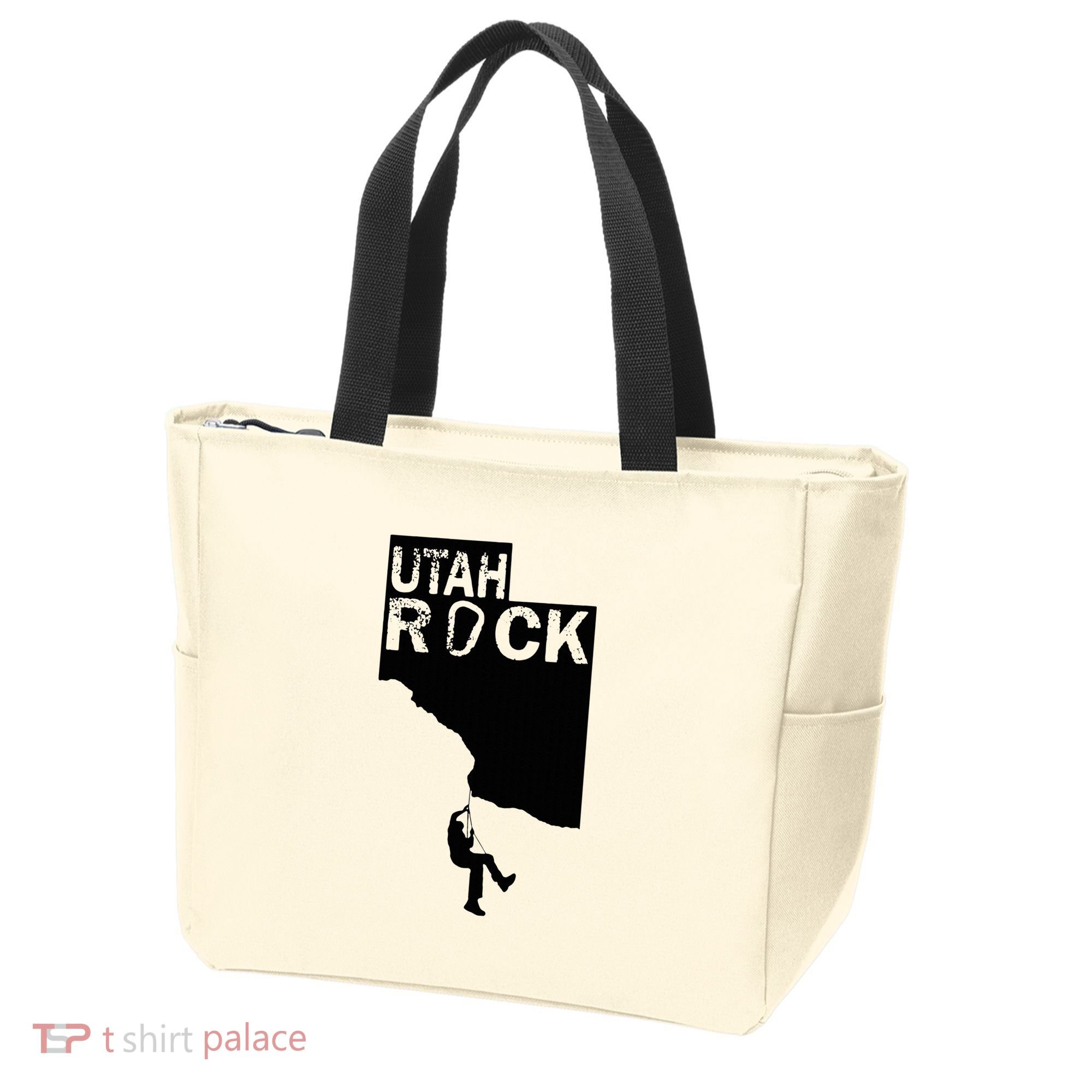 Utah Rock Climbing Tote Bag