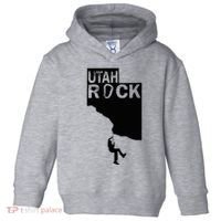 Utah Rock Climbing Toddler Hoodie thumb 0