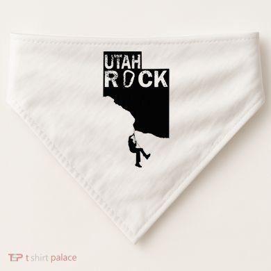Utah Rock Climbing USA-Made Doggie Bandana