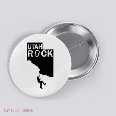 Utah Rock Climbing Button