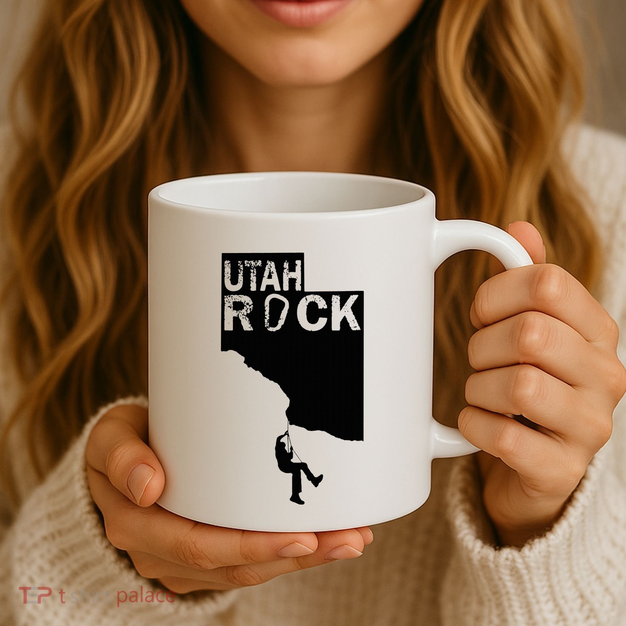 Utah Rock Climbing Coffee Mug