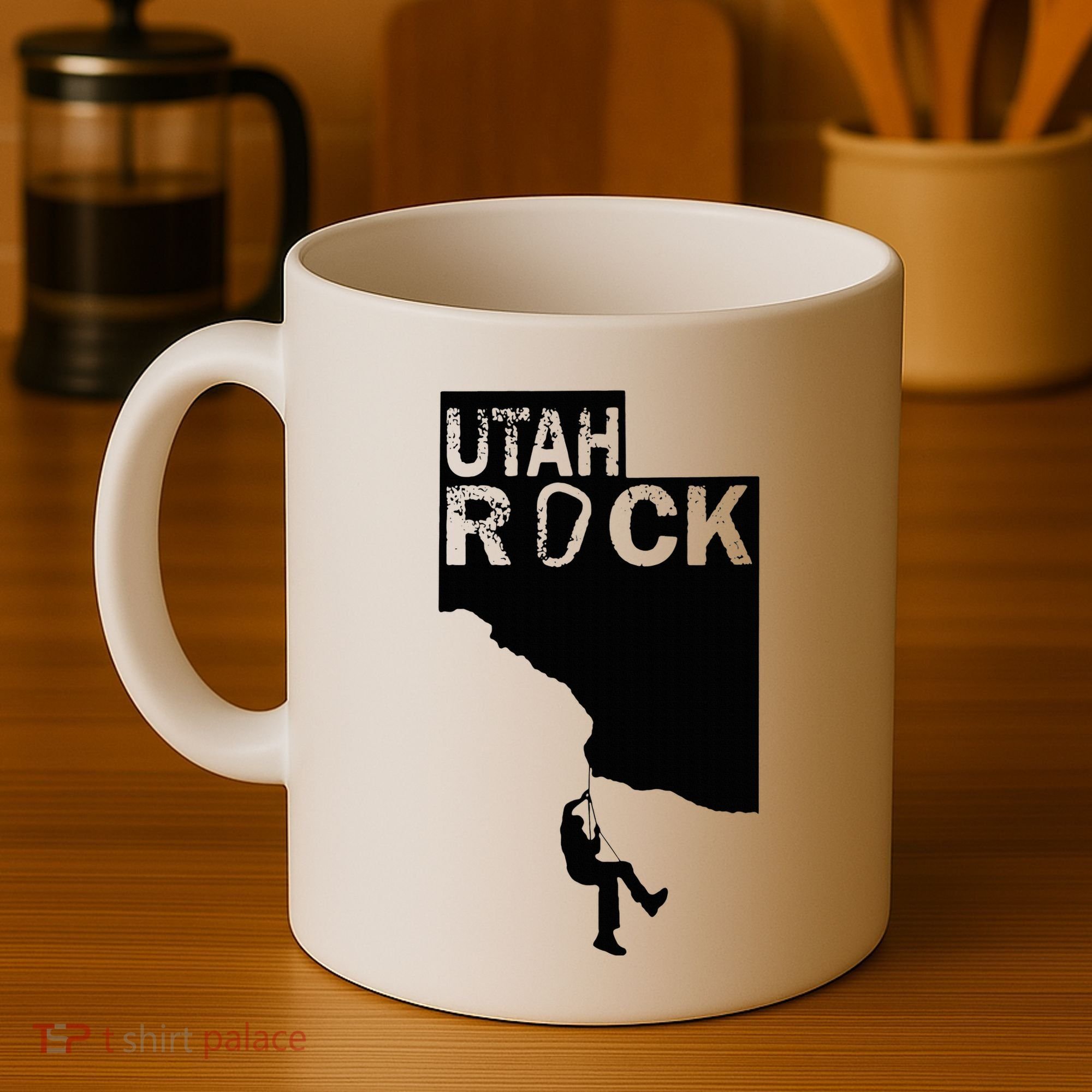 Utah Rock Climbing Coffee Mug