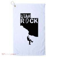 Utah Rock Climbing Golf Towel thumb 0