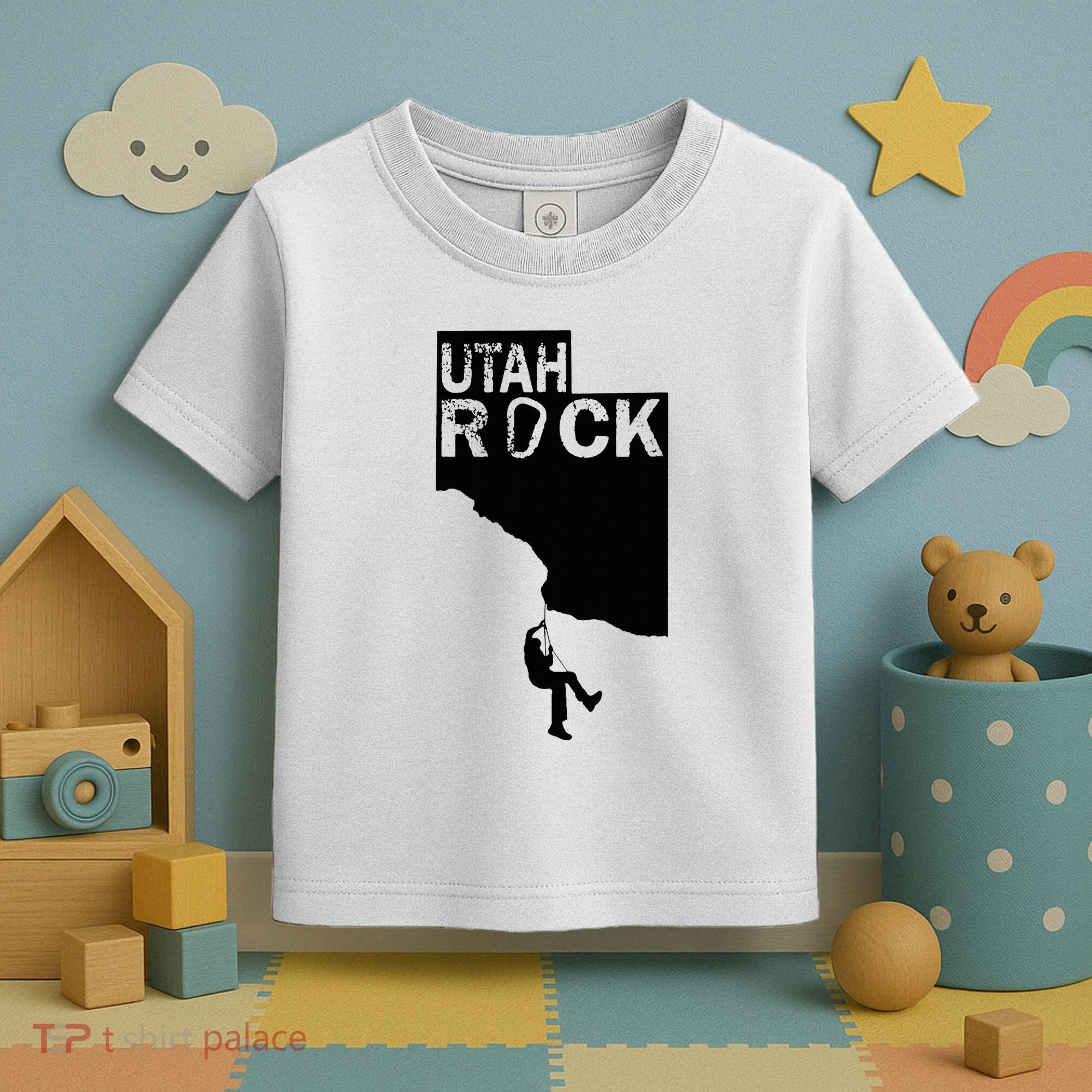 Utah Rock Climbing Toddler T-Shirt