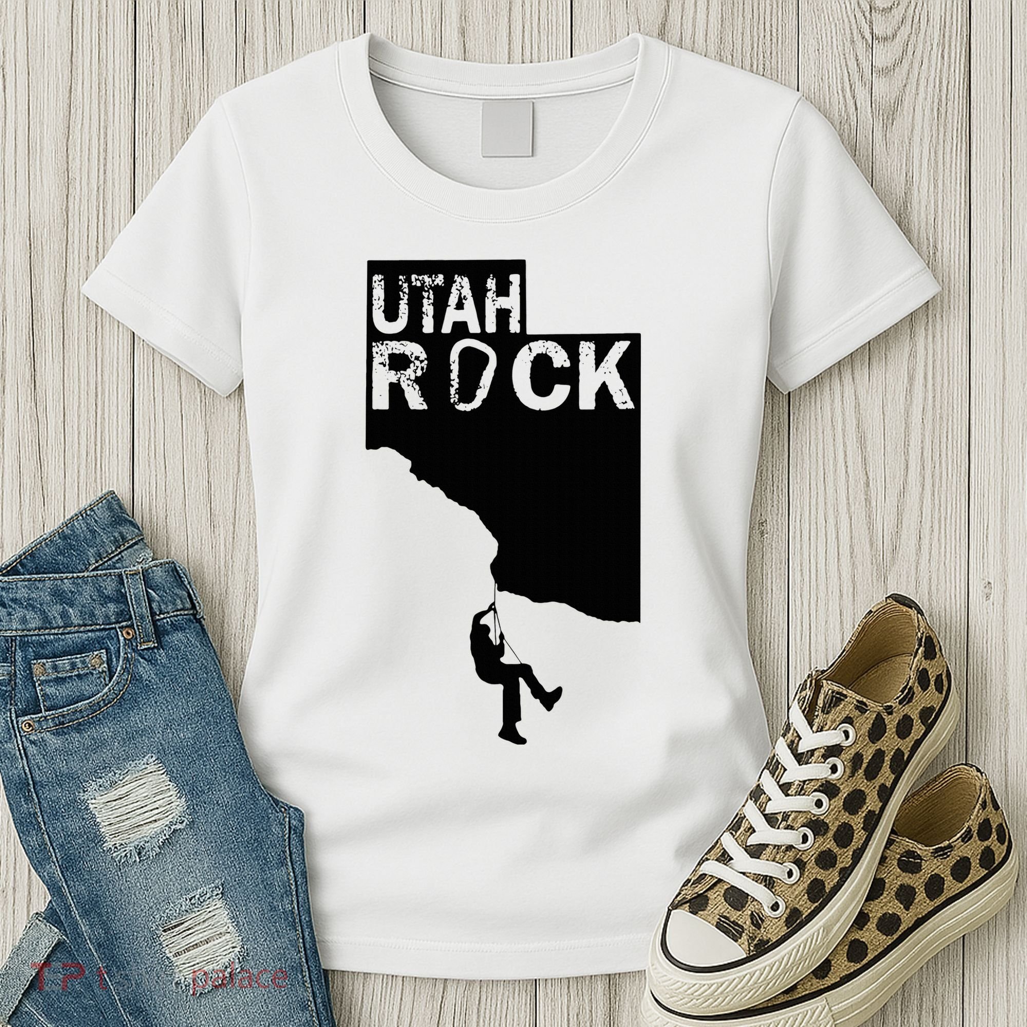 Utah Rock Climbing Women's T-Shirt