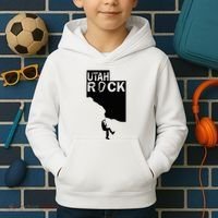 Utah Rock Climbing Kids Hoodie thumb 2