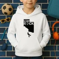 Utah Rock Climbing Kids Hoodie thumb 2
