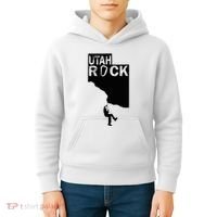 Utah Rock Climbing Kids Hoodie thumb 4
