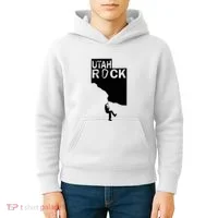 Utah Rock Climbing Kids Hoodie thumb 4