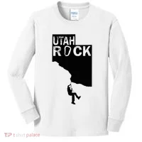 Utah Rock Climbing Kids Long Sleeve Shirt thumb 0