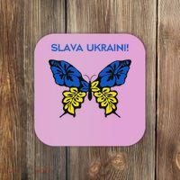 Ukraine Resilience Freedom & Strength Stand With Ukraine Coaster thumb 0