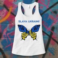 Ukraine Resilience Freedom & Strength Stand With Ukraine Women's Tank Top thumb 3