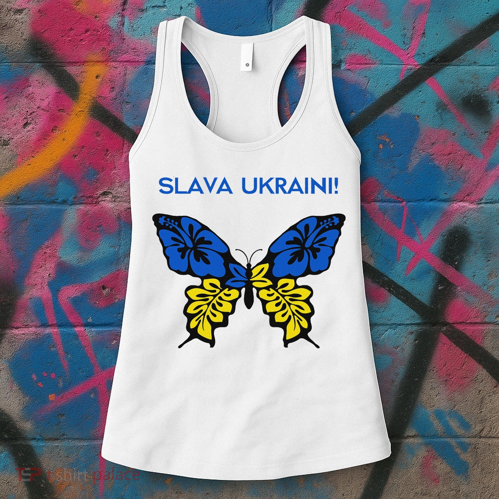 Ukraine Resilience Freedom & Strength Stand With Ukraine Women's Tank Top