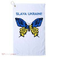 Ukraine Resilience Freedom & Strength Stand With Ukraine Golf Towel thumb 0