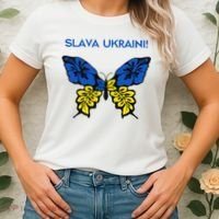 Ukraine Resilience Freedom & Strength Stand With Ukraine Women's T-Shirt thumb 2