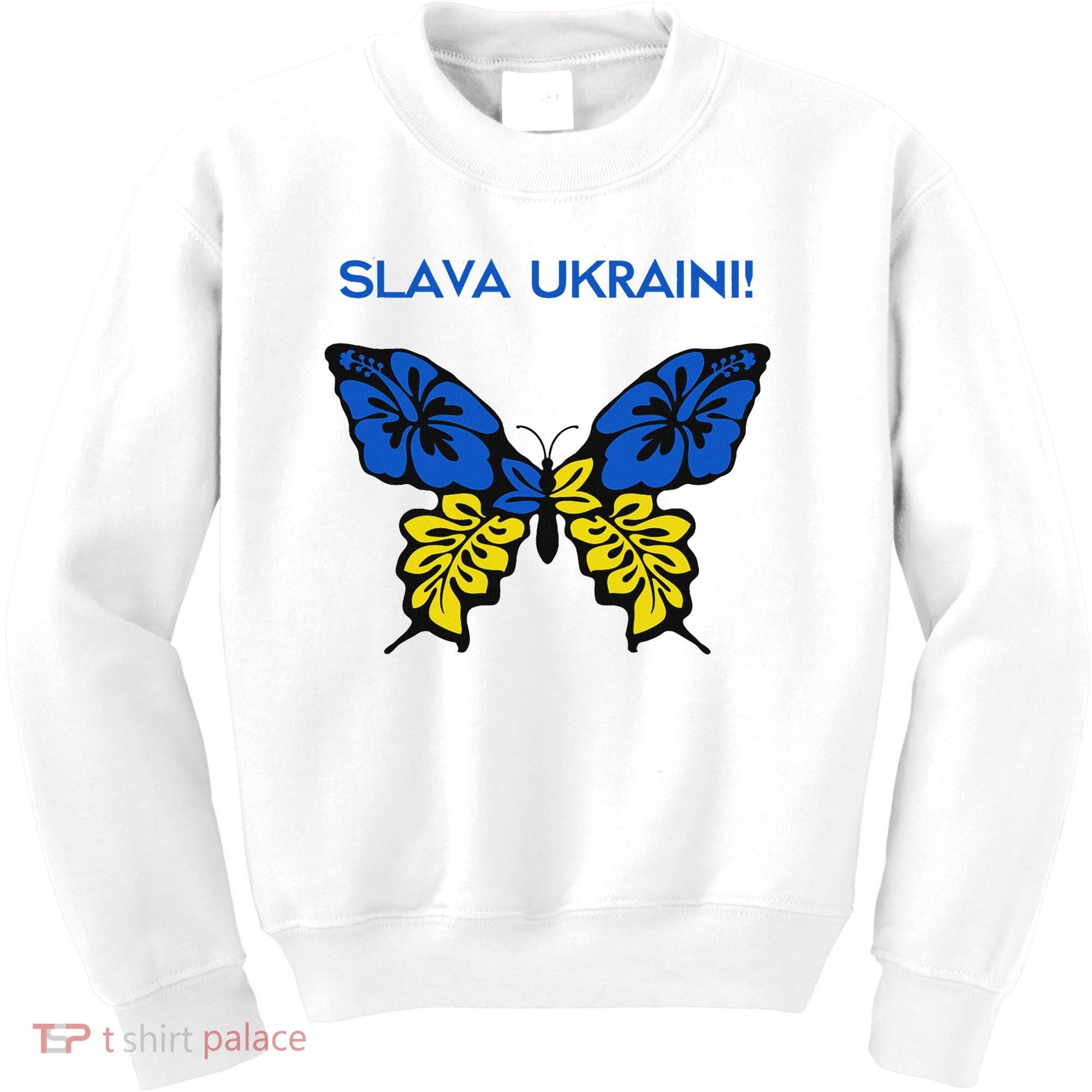 Ukraine Resilience Freedom & Strength Stand With Ukraine Kids Sweatshirt