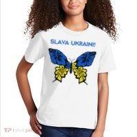 Ukraine Resilience Freedom & Strength Stand With Ukraine Kids T-Shirt thumb 2