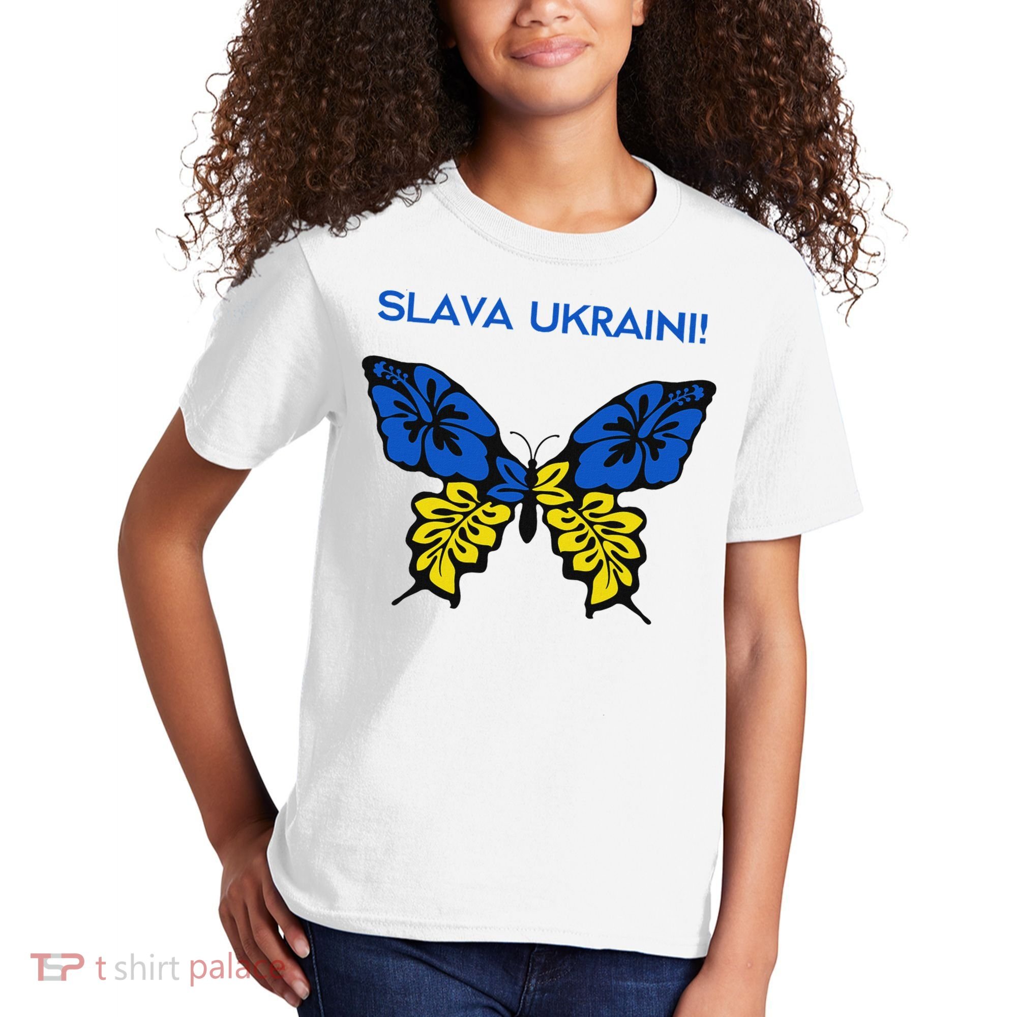 Ukraine Resilience Freedom & Strength Stand With Ukraine Kids T-Shirt
