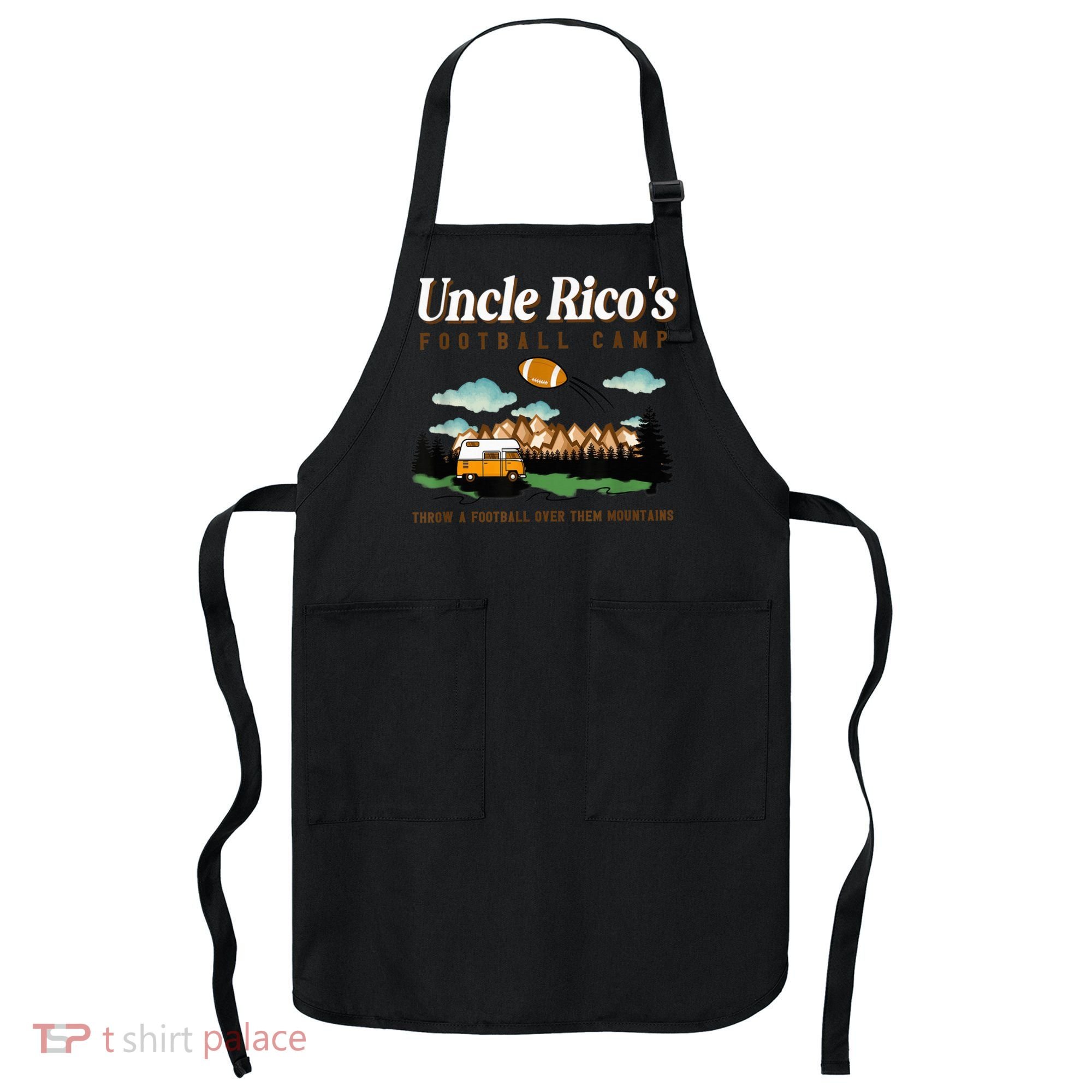 Uncle Rico's Football Camp Throw A Football Over Them Apron