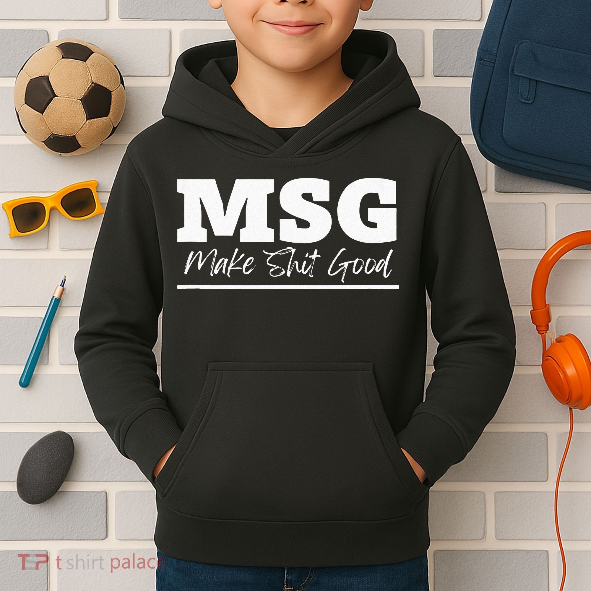 Uncle Roger Funny MSG Kids Hoodie
