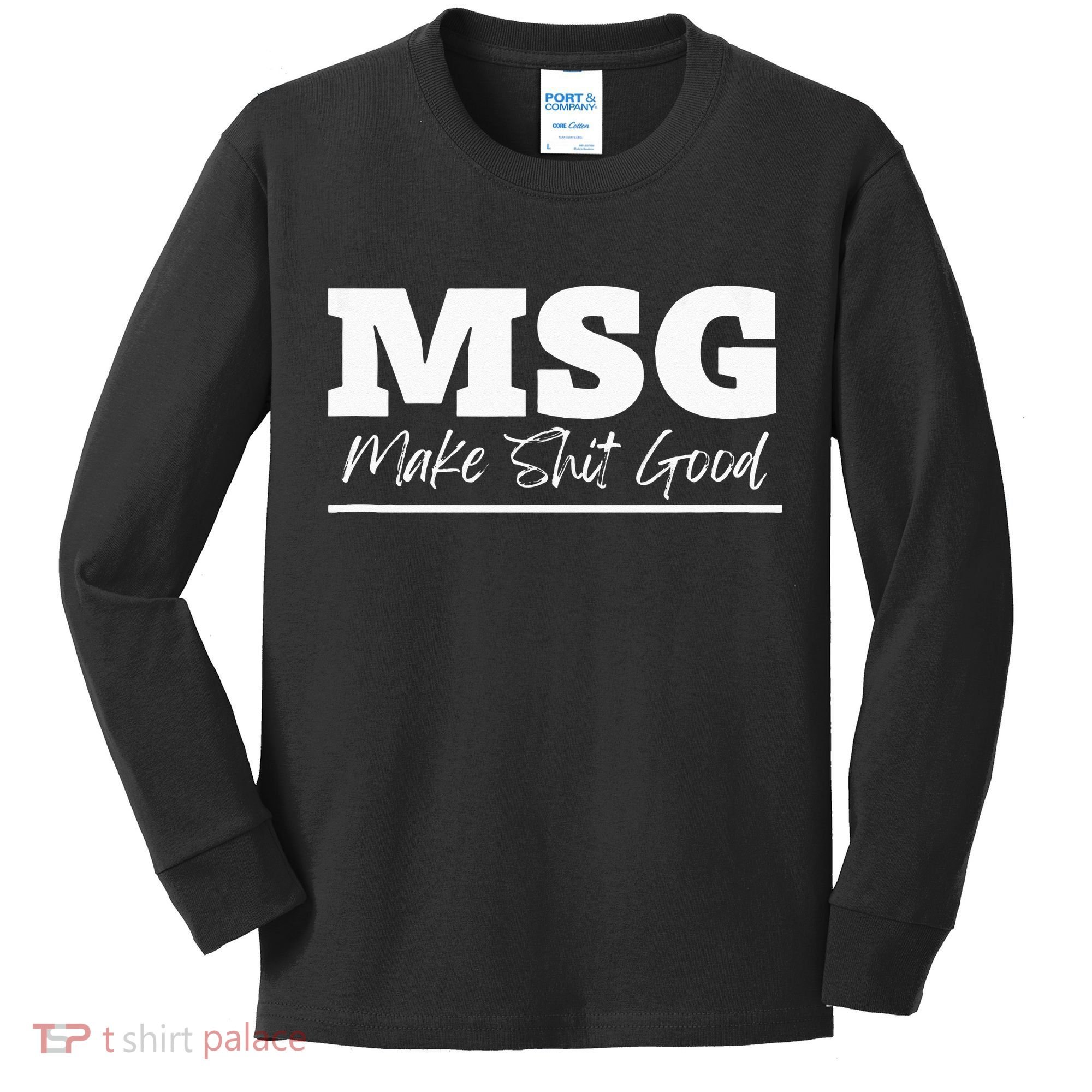 Uncle Roger Funny MSG Kids Long Sleeve Shirt