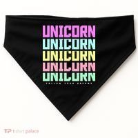 Unicorn Repeat Follow Your Dream USA-Made Doggie Bandana thumb 0